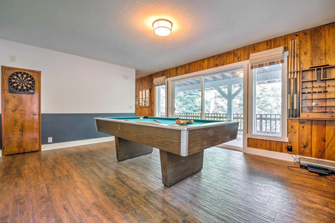Gorgeous Lake Arrowhead Retreat Game Room And Deck Exterior photo